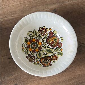 🔥🔥Vintage English Ironstone Pottery ‘Tanya’ large service Bowls